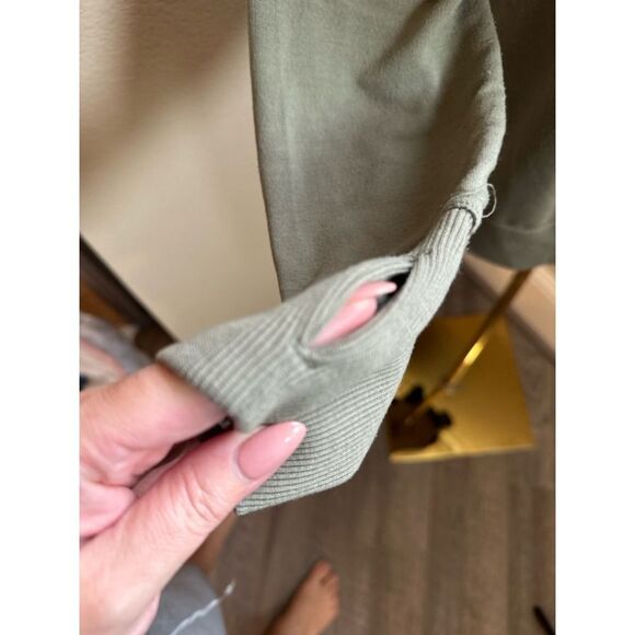 90 Degrees by Reflex Green Sweatshirt Pullover Size M - Picture 3 of 8